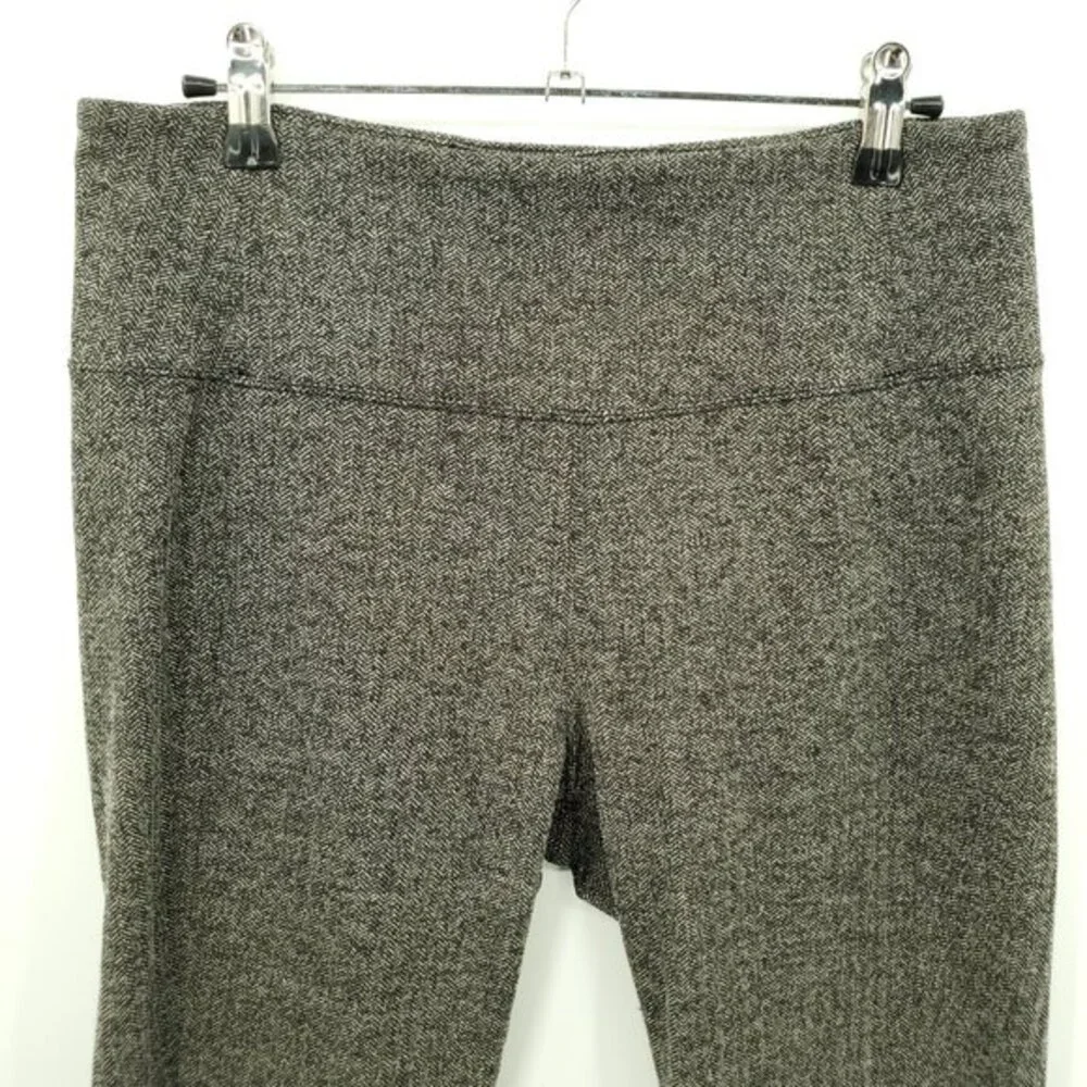 Athleta Delancey Herringbone Tight M Black/Abalone Gray